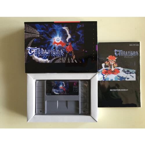 16Bit Games ** Terranigma ( USA Version!! Box+Manual+Cartridge!! )
