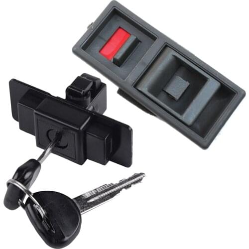 2 Pcs Car Accessories for Mitsubishi: 1 Pcs MB846665 Glove Box Lock Key & 1 Pcs Car Rear Back Tailgate Door Handle