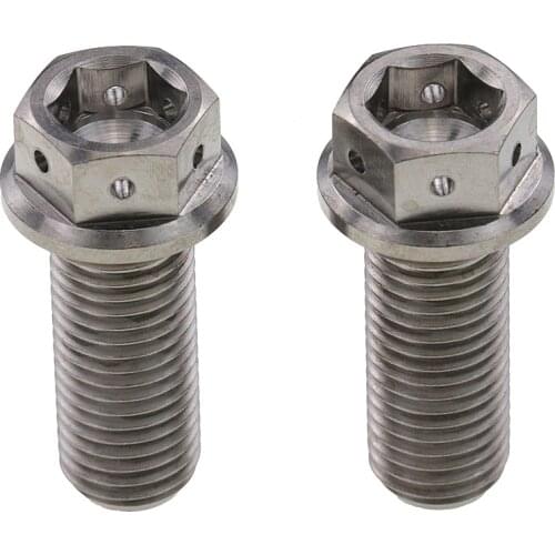 2pcs Motorcycle Brake Caliper Bolts Fixing Screws M10*1.25MM*20MM/25MM Titanium Material For Axial 40mm 4 Piston Brake Caliper