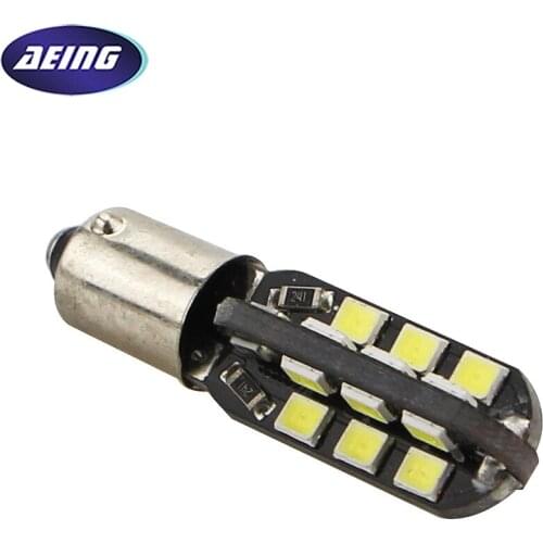 AEING 1 Piece T11 T4W W6W H6W BA9S Car LED Dome Map/Door/Side Marker/License Lamp Light bulbs 24SMD No Error Warm White or White