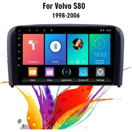 Eastereggs For Volvo S80 1998-2006 2 DIN 9 Inch Android Car Radio Multimedia Video Player Navigation GPS Head Unit Autoradio