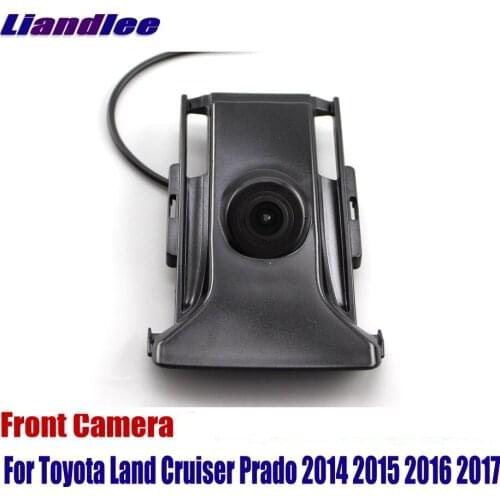 AUTO Car Front View Camera For Toyota Land Cruiser Prado 2014 2015 2016 2017 ( Not Reverse Rear Parking CAM )