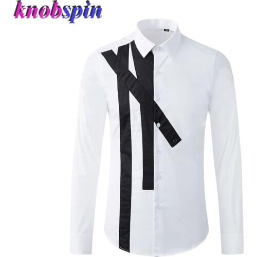 Europe Fashion Brand Men Shirt Luxury 100% Pure Cotton Shirts for man Long Sleeve Slim Casual mens Shirts Plus size Camisas