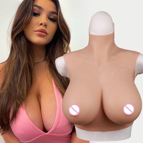Eyung Silicone Breast Forms Fake Boobs for Little Chest Women Mastectomy Cancer Crossdresser Transvestite Sissy Artifical Huge