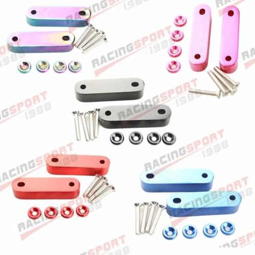 H-ood Vent Spacer Risers Set Kit For 90-01 A-cura Integra H-onda C-ivic CRX