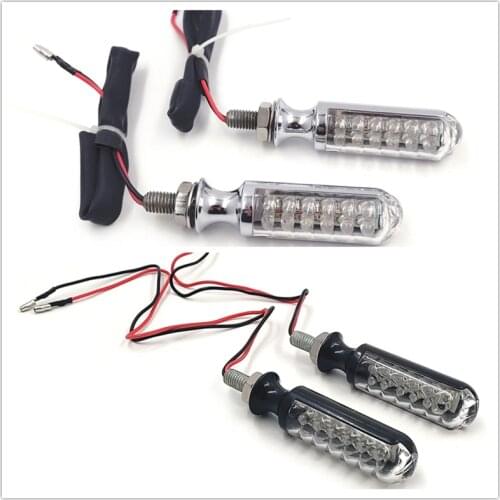 Aftermarket free shipping motor parts 10mm Black Turn Signals Blinkers For Yamaha Kawasaki Shadow V Star Vtx BMW Suzuki
