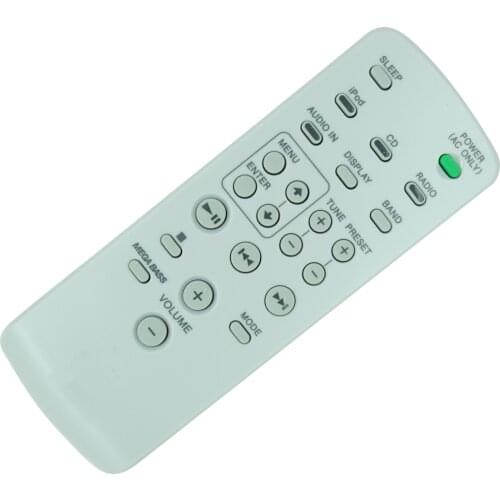 Remote Control For Sony RMT-CS50 ZS-S50CP RMT-CS3IP ZS-S3IPN RMT-CS2IPAD ZS-S2IP MHC-501 Portable Boombox Personal audio system