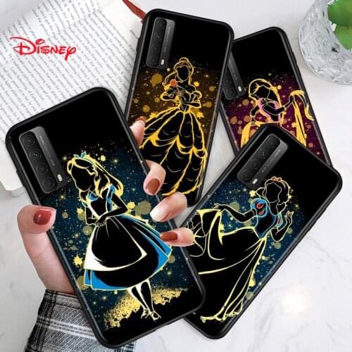 Silicone Cover Elsa Ariel Princess For Huawei Y9S Y6S Y8S Y9A Y7A Y8P Y7P Y5P Y6P Y7 Y6 Y5 Pro Prime 2020 2019 Phone Case