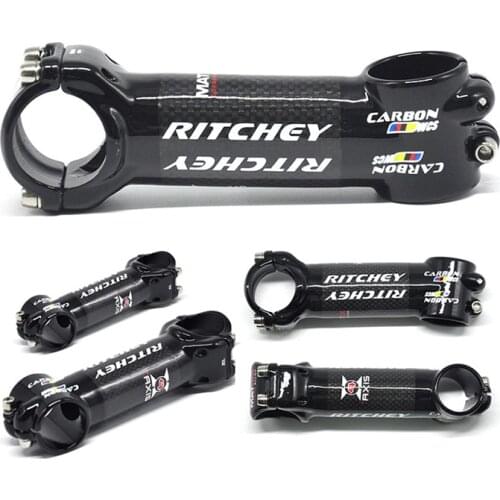 KEDDIE WCS road Bicycle stem Aluminum Carbon Stem MTB Mountain Bike Stem Bike Parts 31.8*60-120mm 3K gloss black