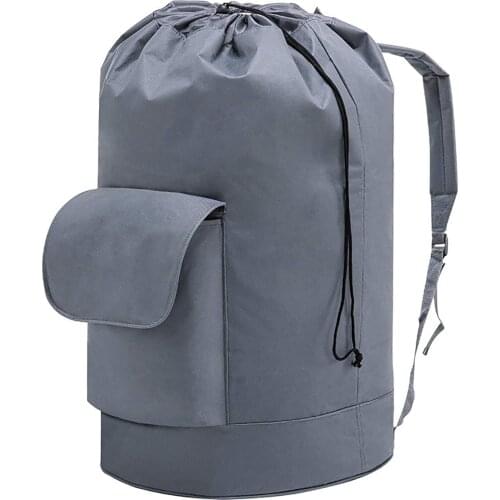 Laundry Bag Travel Storage Pouch Machine Washable Dirty Clothes Organizer Wash Shoulder Strap Laundry Bag Bathroom