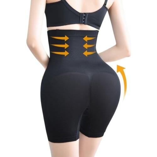High Waist Shapewear Booty Hip Enhancer Butt Lifter Shaping Panties Invisible Body Shaper Push Up Bottom Boyshorts Sexy Briefs