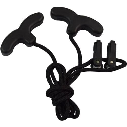 1X ELONG Crossbow Cocking Device Crossbows Cocker Rope Double Handle Strings Tool Archery Free Shipping