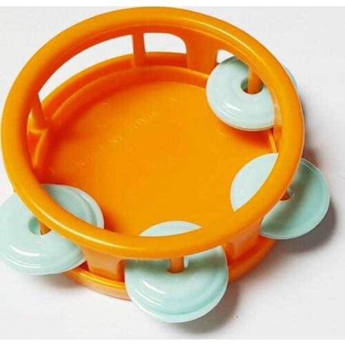 2 pc 2.3" Mini Music TAMBOURINE Child Kids musician Nosie sound Maker Pinata Toys Play Little Birthday Party Favors Gift Kid