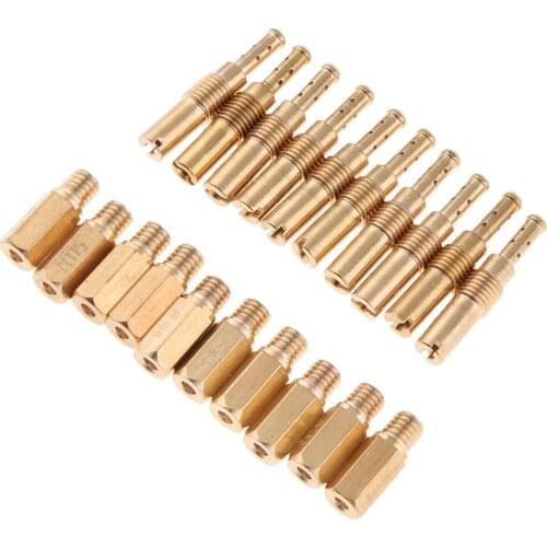 20pcs Carburetor Main/Slow Pilot jet for PWK PE OKO CVK Carb, Copper