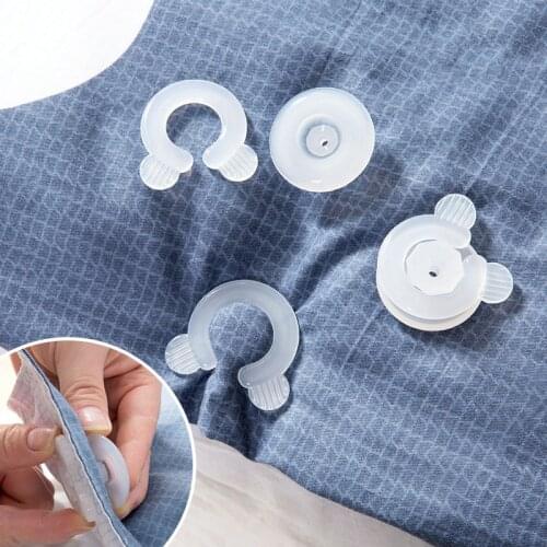4/8Pcs Bed Sheet fixing clip quality plastic durable fastener household duvet blanket quilt clip household products Accessories