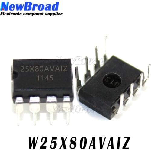 5pcs W25X80AVAIZ DIP-8 W25X80VAIZ DIP8 W25X80 25X80 DIP