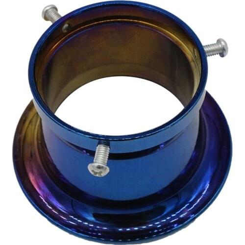 55mm Burnt titanium Motorcycle Carburetor Air Filter Cup Wind Horn Cup For Pwk 32 34mm Keihin OKO KOSO Modified Carb Joint Parts