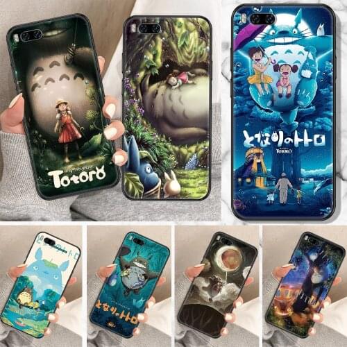 MY NEIGHBOUR TOTORO Phone Case For Xiaomi Mi Note 8 9 10 11 9T 10T A3 Lite Pro Ultra black silicone cell cover tpu waterproof
