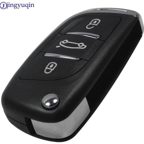 Jingyuqin Flip Key Modified Key Shell Case For TOYOTA PRIUS VIOS CAMRY RAV4 HIGHLANDER COROLLA CROWN COROLLA EX For Mazda
