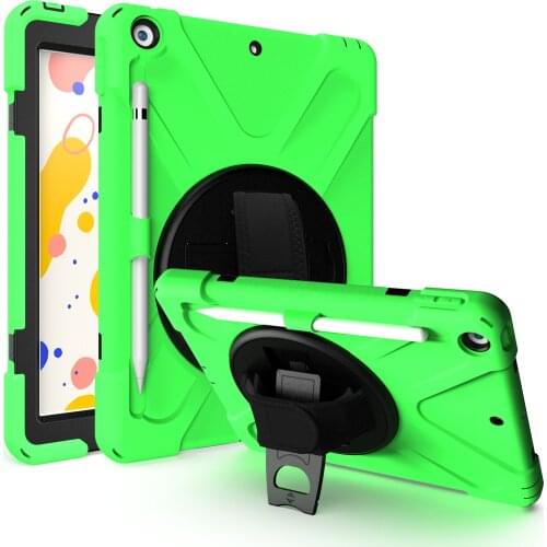 Case For iPad 10.2 inch 7th Generation 2019 Pencil Holder Kids Safe Shockproof Armor Cover Case For iPad 10.2 A2197 A2198 A2200