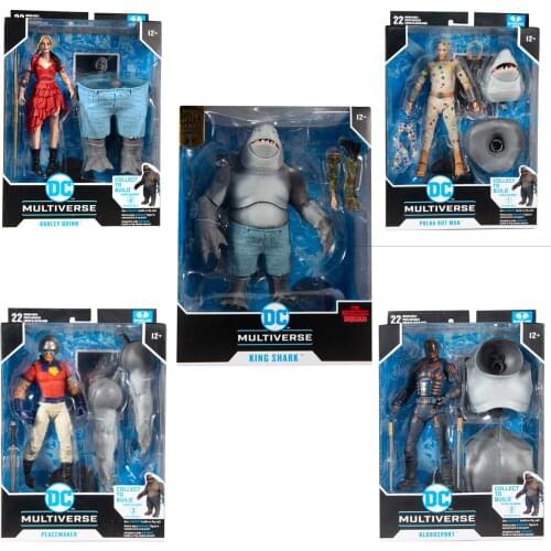 Golden Shark King Anti-hero Team Action Figures Shark Man Set Harry Sports Dot Doll Model Toy