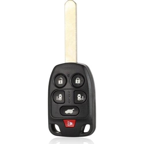 Kutery 6 Buttons Replacement Remote Car Key Shell Case Fob For Honda Odyssey 2011 2012 2013 2014