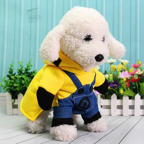 Small Dog Costume Winter Dog Clothes Funny Pet Clothing Chihuahua Yorkie Clothes Poodle Pomeranian Bichon Dog Coat Cloak Outfit