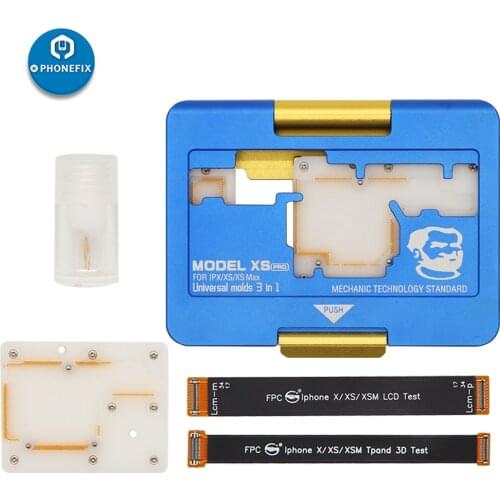 Mechanic Layered Fixture Universal Molds 3 IN 1 Motherboard Fixture PC Separating Test Jig for iPhone X XS MAX Mainboard Clamp