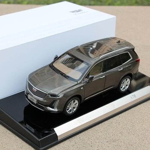 Scale 1/18 Model For Cadillac XT6 SUV Diecast CAR MODEL TOYS Boys Girls Collection Ornaments Gray Metal,Plastic,Rubber