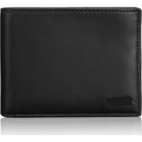 Fashion Genuine Leather Men Wallet Short Cow Leather Famous brand Multi-card Position Card Holder Male Coin Purse