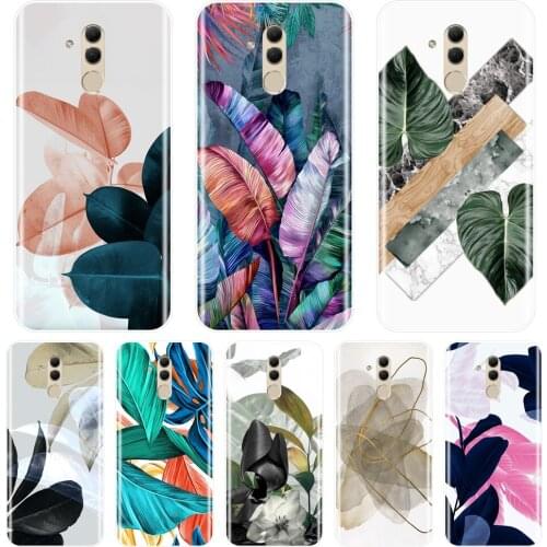 Soft Phone Case For Huawei Mate 9 10 20 Lite Case Silicone Aesthetic Flower Floral X Back Cover For Huawei Mate 7 8 9 10 20 Pro