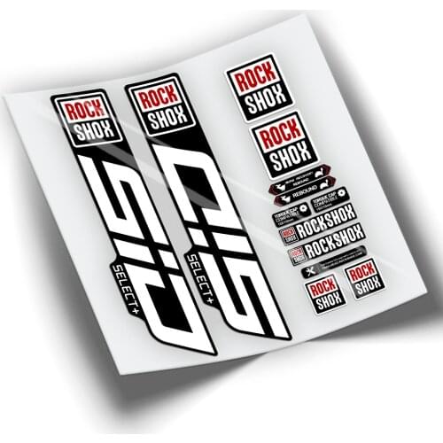 STICKERS FORK BICYCLE ROCKSHOX SID SELECT PLUS 2021 WP354