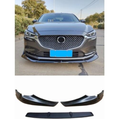For Mazda 6 M6 Atenza 2017-2018 NEW KIT Front Fangs Lip & Spoiler Facelift Bumper Lip Spoiler Refit Car Styling Accessories