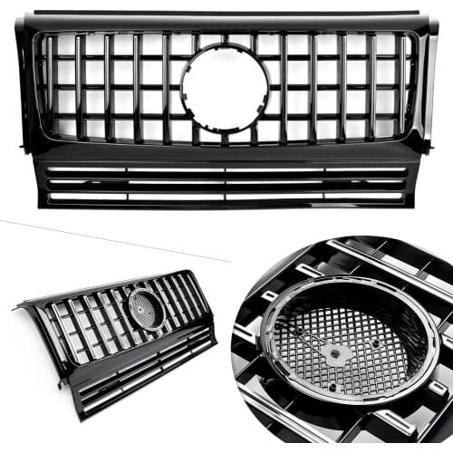 Car Front Mesh Grille Upper Grill For Mercedes Benz W463 G-Class G550 G500 G350 1990-2010 2011 2012 2013 2014 2015 2016
