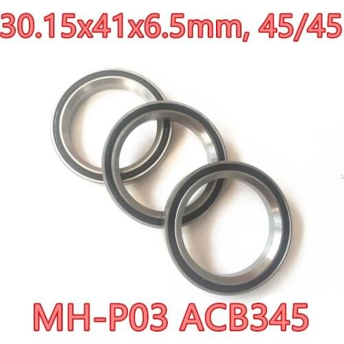 Free Shipping 1-1/8" 28.575mm Bicycle Headset Bearing Mh-p03 Acb345 ( 30.15x41x6.5mm, 45/45) Bearing