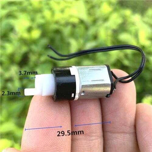 Mini N10 Plastic Gear Precision Planetary Gear Motor 12mm Diameter DC 6V 190RPM DIY Small Cosmetic Beauty Instrument Smart Lock