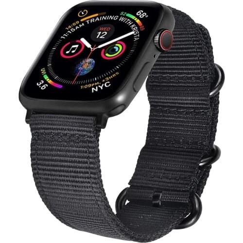 Pulseira for apple watch 4 5 band nylon strap for iwatch 44mm 42mm 40mm 38mm Series 3 2 bracelet sports watchbands correa belt