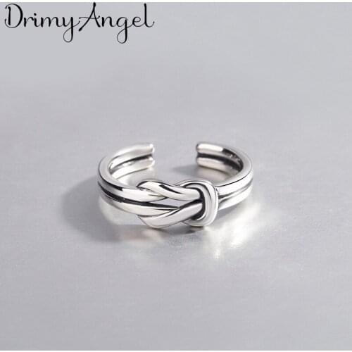 Exaggerated Retro Silver Color Bow Rings For Women Engagement Rings Vintage Christmas Gifts Party Jewelry