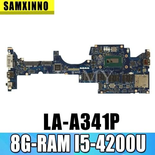 ZIPS1 LA-A341P Laptop motherboard For Lenovo ThinkPad YOGA S1 original mainboard 8G-RAM I5-4200U