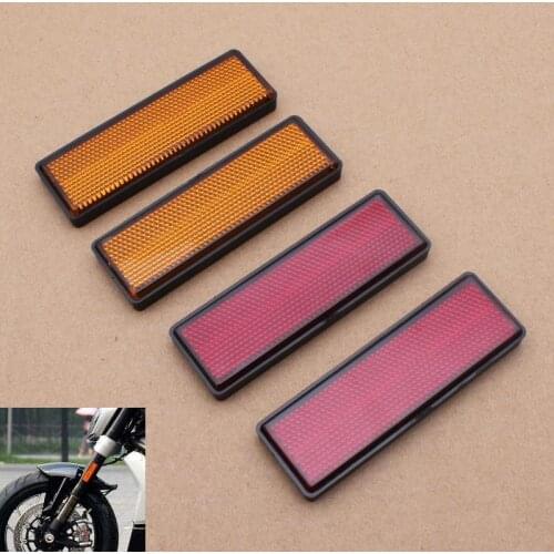 Brand New 1pair Motorcycle Front Fork Leg Reflector Reflective Sticker For Ducati Monster 600 696 795 821 796ABS 1200S 1100
