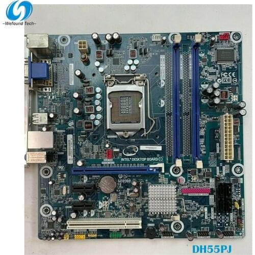 100% Working Desktop Motherboard For DH55PJ 1156 H55 DDR3 System Board Fully Tested