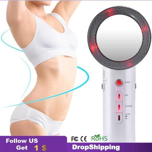 3 in1 Infrared Ultrasound Cavitation Fat Burner Therapy EMS Cellulite Massager for Slimming Body Losing Weight Beauty Machine