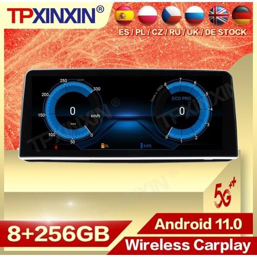 8+256GB 12.3'' Multimedia Android 11 Player Auto Car Radio Stereo For BMW 7 Series 2016 2017 2018 2019 2020 GPS Video Head Unit