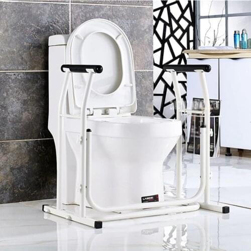 AM-7018 Solid Portable Toilet Safety Rails Bar Bathroom Toilet Safety Assist Frame Safety Aid Hand Rail For Elderly Disability