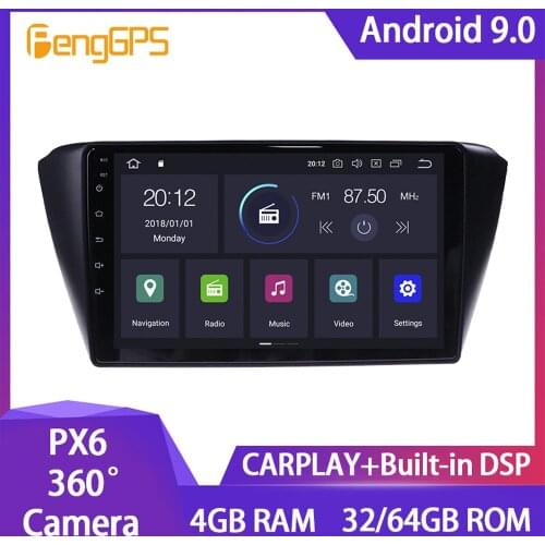 Android 10 Car Radio Head Unit for Skoda Fabia 2015-2019 DVD Player Touchscreen Multimedia GPS Navigation Mirror Link USB WIFI