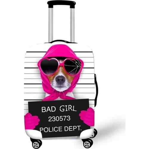 French Bulldog Suitcase Protective Covers for Trolley Luggage Travel Accessories 18-32 Inch Boston Terrier Case Cover