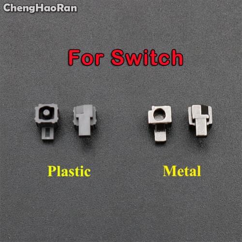 ChengHaoRan Left Right Slider Buckle Plastic Metal Lock Latch Bracket for Nintend Switch NS Joy-Con Controller Loose Repair Part