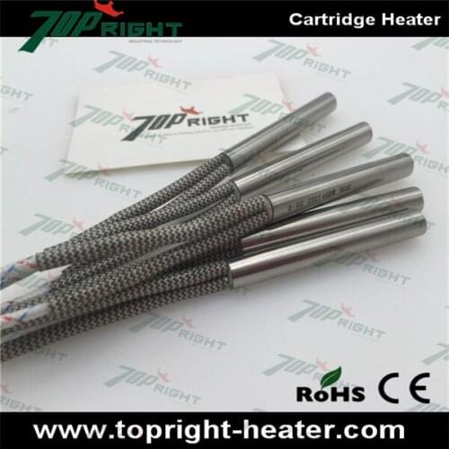 Dia.8x60mm 220v400w Industrial Cartridge Heater, cartridge heating resistances
