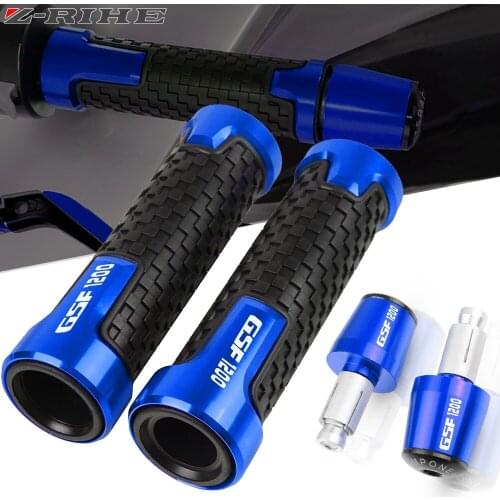 For SUZUKI GSF1200 BANDIT GSF 1200 2002 2003 2004 Motorcycle Accessories 7/8" 22MM Handlebar Hand Grips Handle Bar End Cap Plug