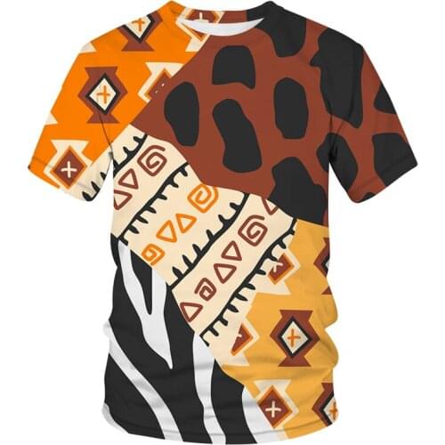 Leopard Pattern 3D Printed t-shirt Harajuku streetwear hiphop summer T shirts for men women Casual Short sleeve Cartoon animal